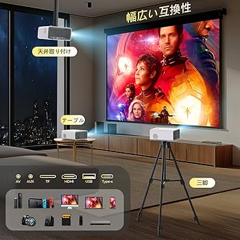 Amazon.co.jp: 【革新版電動フォーカス＆電動台形補正＆コスパ